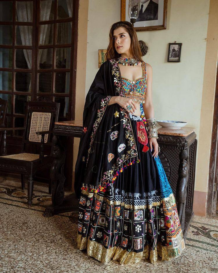 Dupatta Ghagra Choli Sale Garba Lehenga Choli For Women Navratri Special Green Readymade Lehenga Choli Garba Dress For Women Dupatta Ghagra Choli Sale Garba Lehenga Choli For Women Navratri Special Green Readymade Lehenga Choli Garba Dress For Women