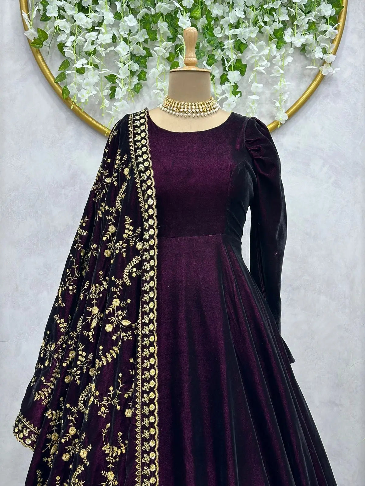 Winter Special Velvet Designer Suit (Stitched) - Premium from Ethenika.com - Just INR 2990! Shop now at Ethenika.com