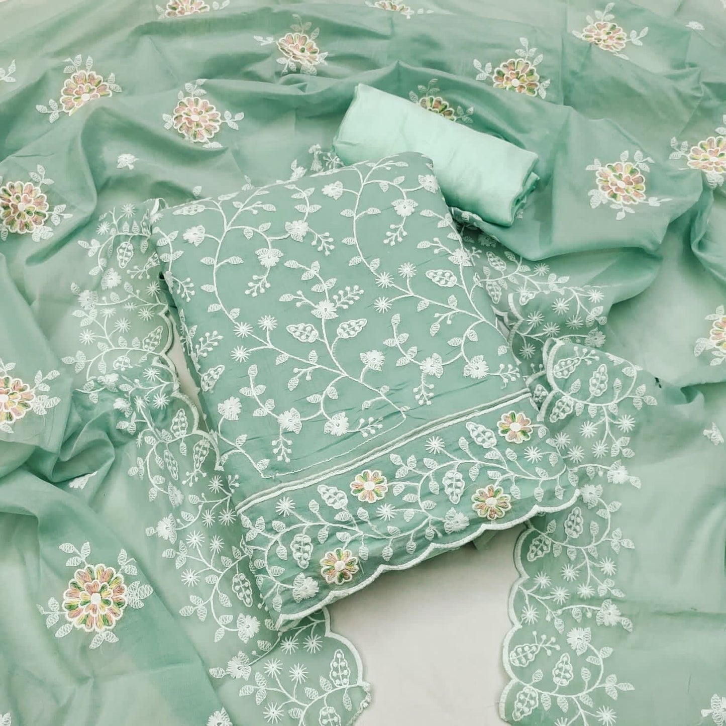 Modal Embroidery work Dress Material - Premium from Ethenika.com - Just INR 1390! Shop now at Ethenika.com