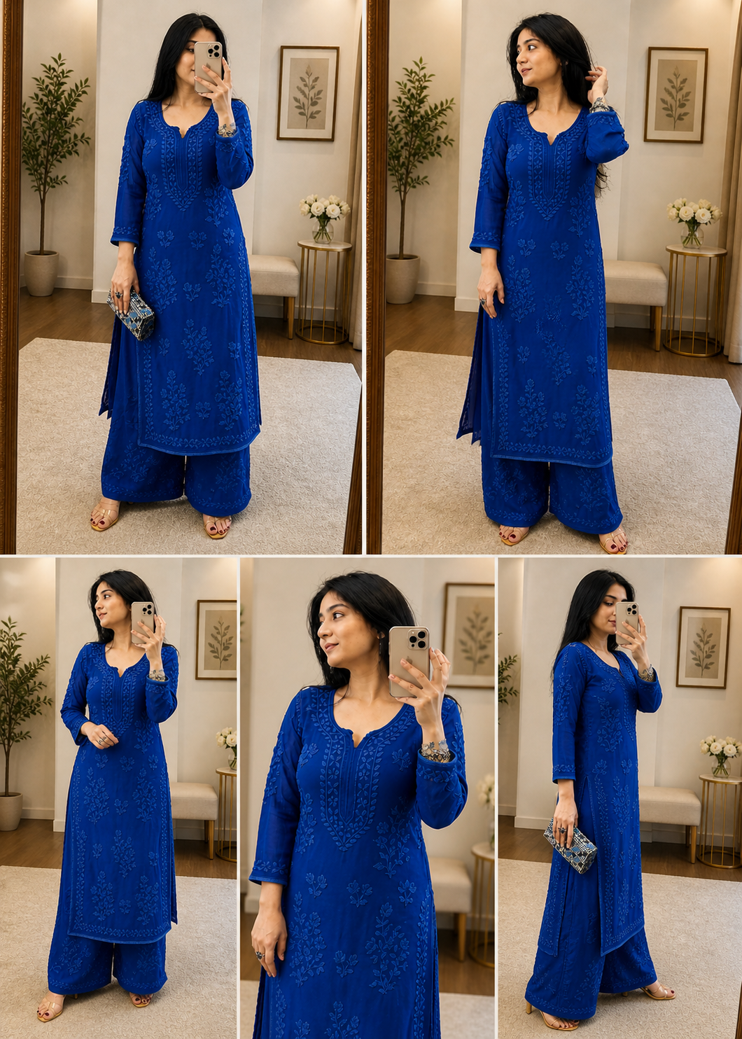 Chikankari Kurti Set