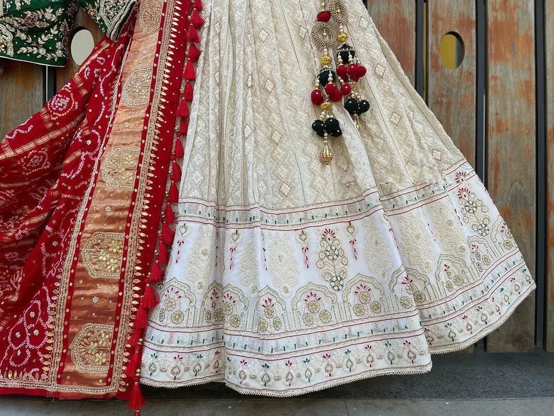 Georgette Heavy Sequence Embroidery Work Chaniya Choli - Premium from Ethenika.com - Just INR 2990! Shop now at Ethenika.com