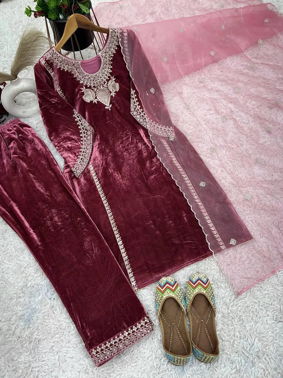 Premium Ethenika Winter Wear Velvet Suit - Premium from Ethenika.com - Just INR 2990! Shop now at Ethenika.com