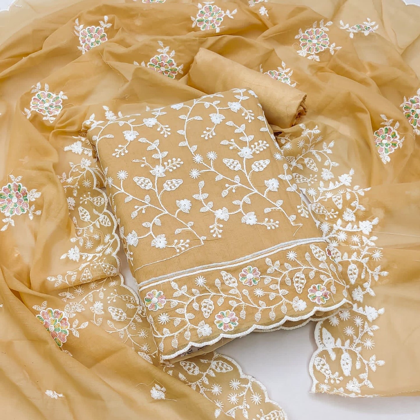Modal Embroidery work Dress Material - Premium from Ethenika.com - Just INR 1390! Shop now at Ethenika.com