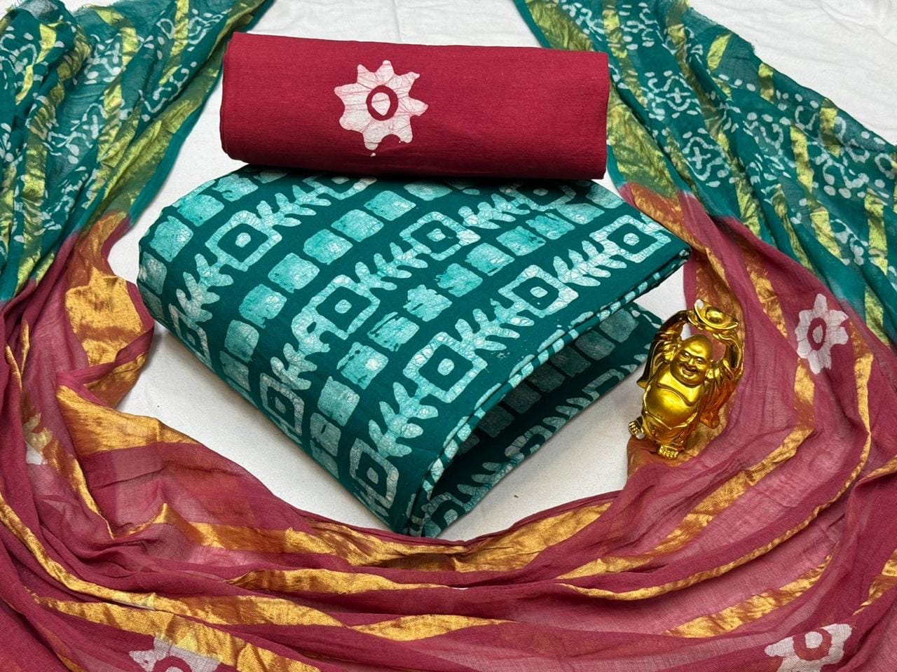 Ethenika Trending Cotton Batik Dress Material