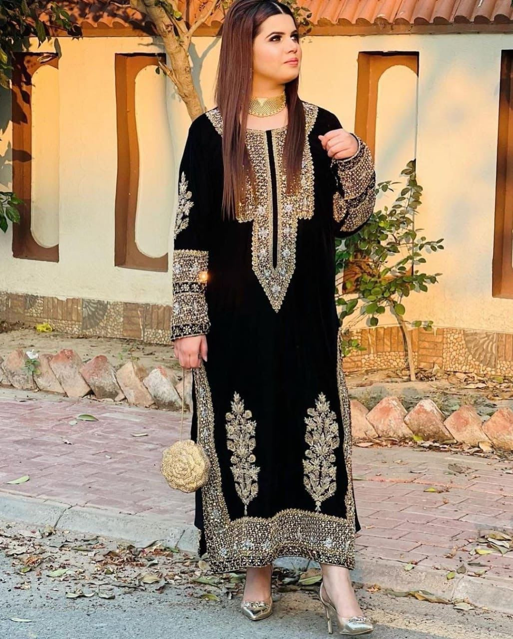 Georgette Heavy Sequence Work Pakistani Kurti Pant Set ( Stitched) - Premium from Ethenika.com - Just INR 3490! Shop now at Ethenika.com