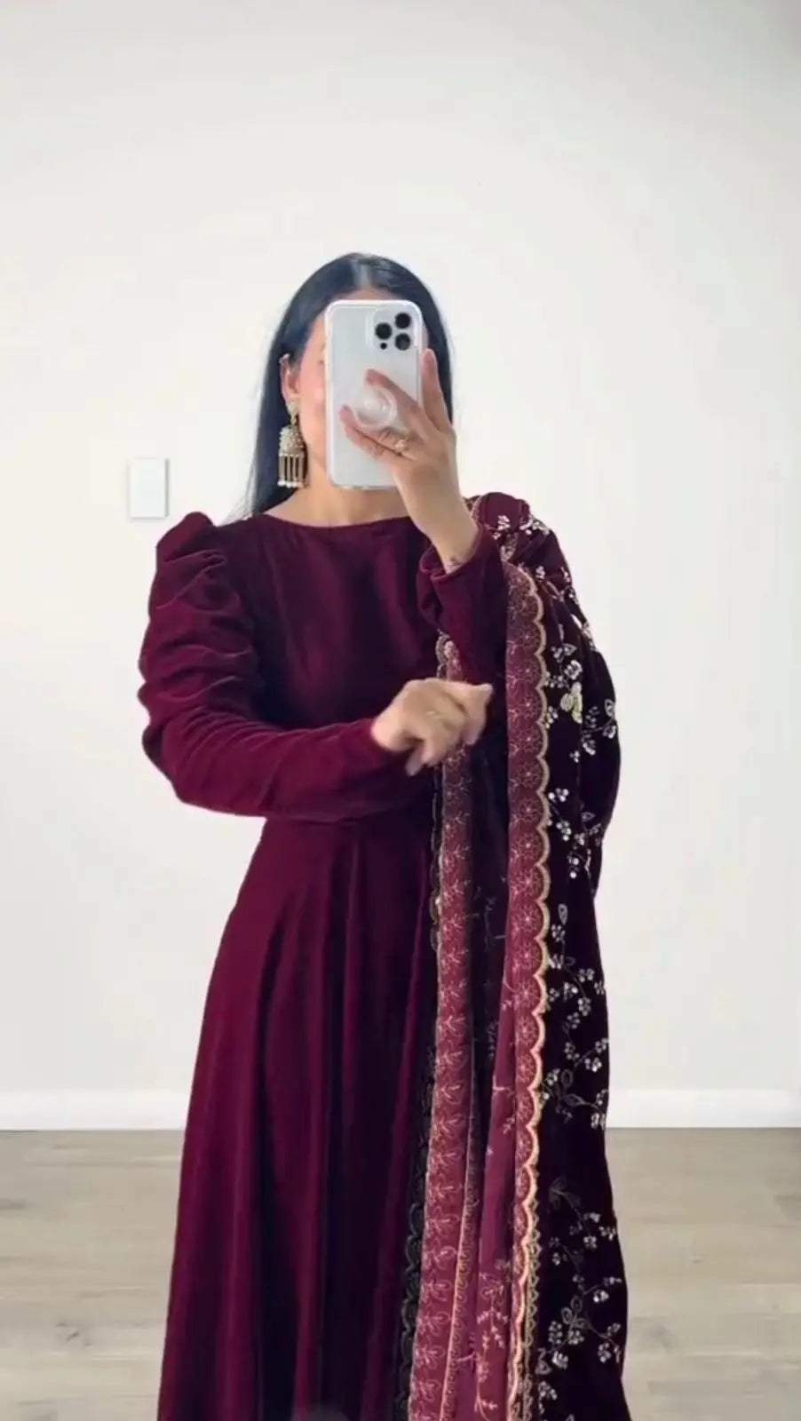 Winter Special Velvet Designer Suit (Stitched) - Premium from Ethenika.com - Just INR 2990! Shop now at Ethenika.com