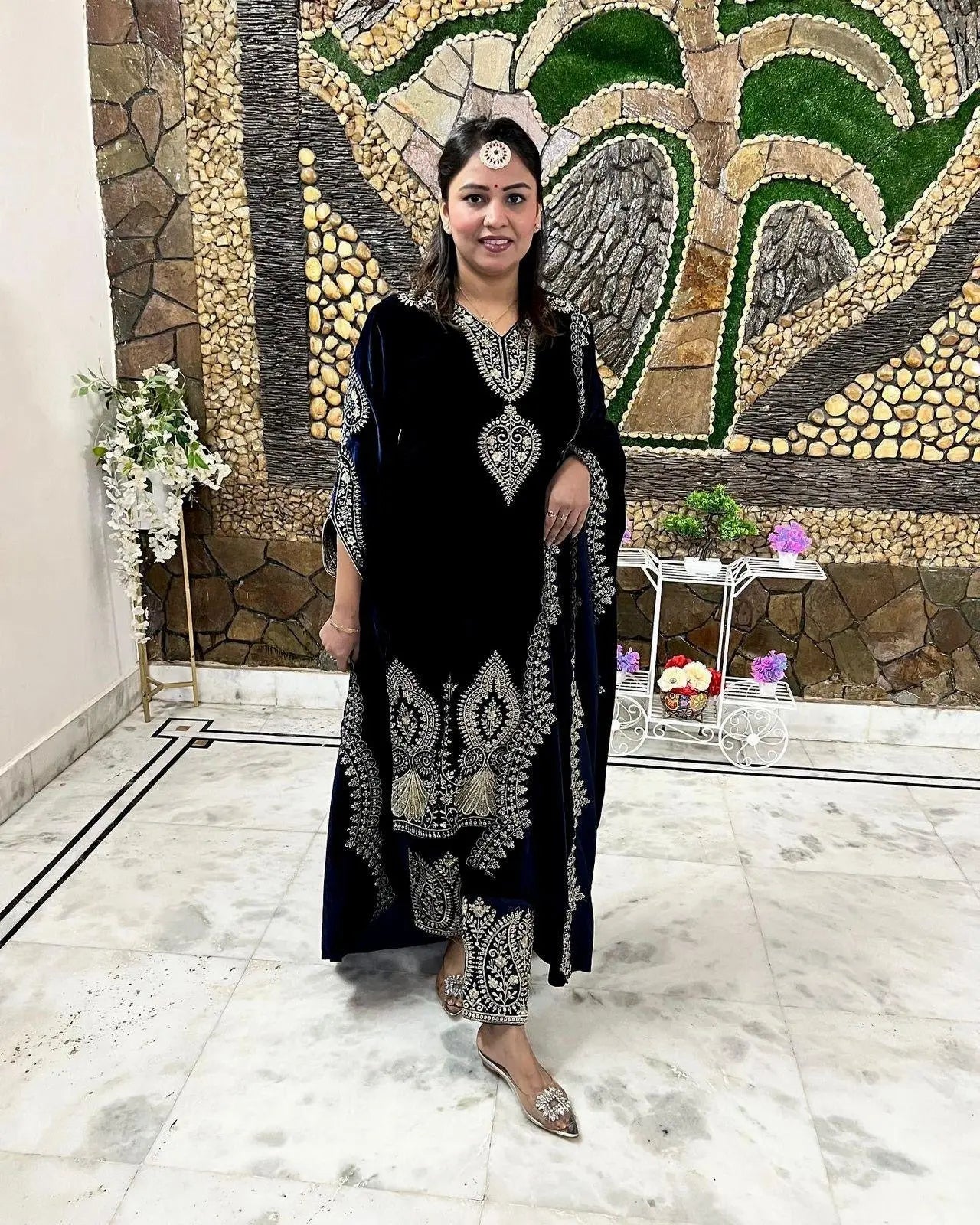 Heavy Sequence work Viscose Partywear Velvet Suit (Stitched) - Premium  from Ethenika.com - Just INR 3590! Shop now at Ethenika.com