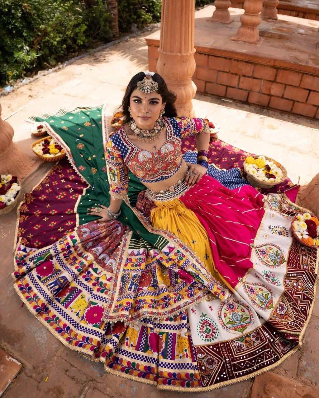 Kutchi Digital Print Work Navratri Special Ready to Wear Chaniya Choli - Premium from Ethenika.com - Just INR 3590! Shop now at Ethenika.com