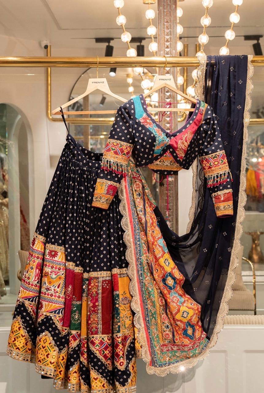 Muslin Cotton Digital Print with Real Mirror Work Navratri Special Chaniya Choli