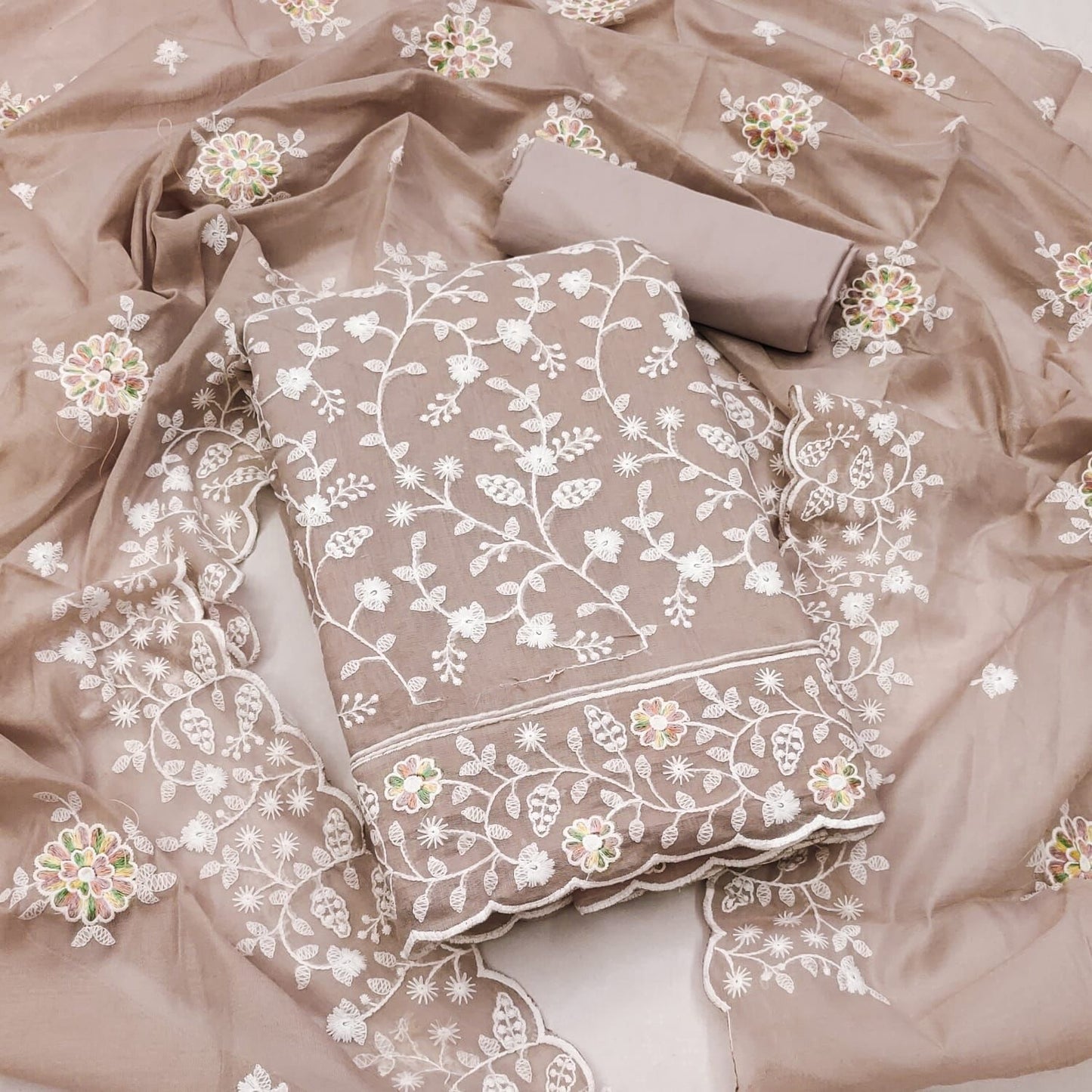 Modal Embroidery work Dress Material - Premium from Ethenika.com - Just INR 1390! Shop now at Ethenika.com