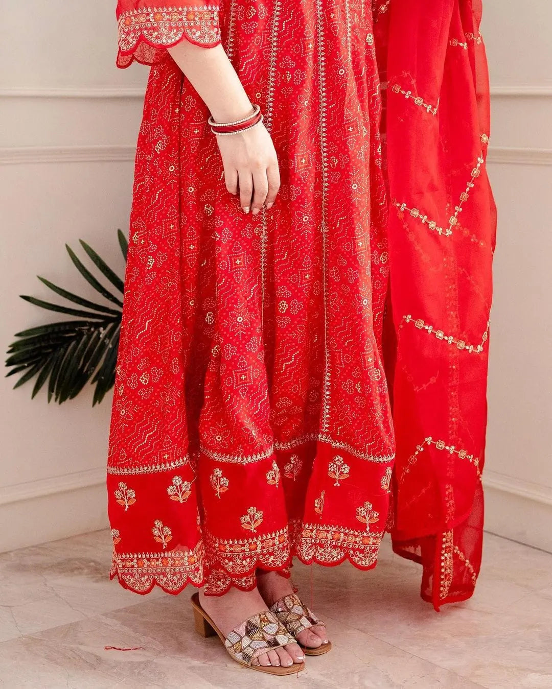 Premium Zari Weaving Printed Kurti Pant Dupatta Set (Stitched) - Premium from Ethenika.com - Just INR 2590! Shop now at Ethenika.com