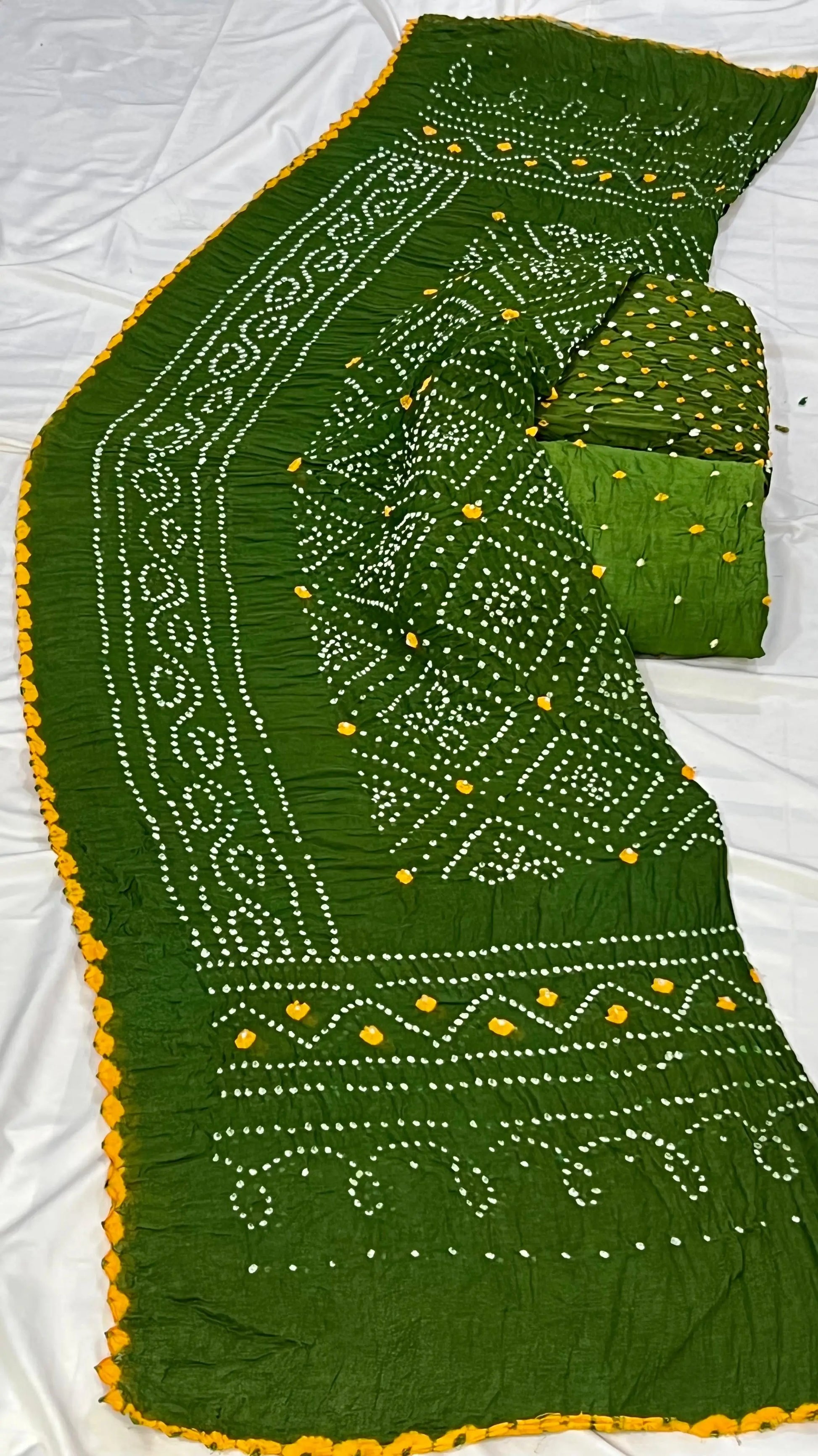 Cotton Satin Original Kutchi Bandhani Dress Material - Premium  from Ethenika.com - Just INR 2190! Shop now at Ethenika.com