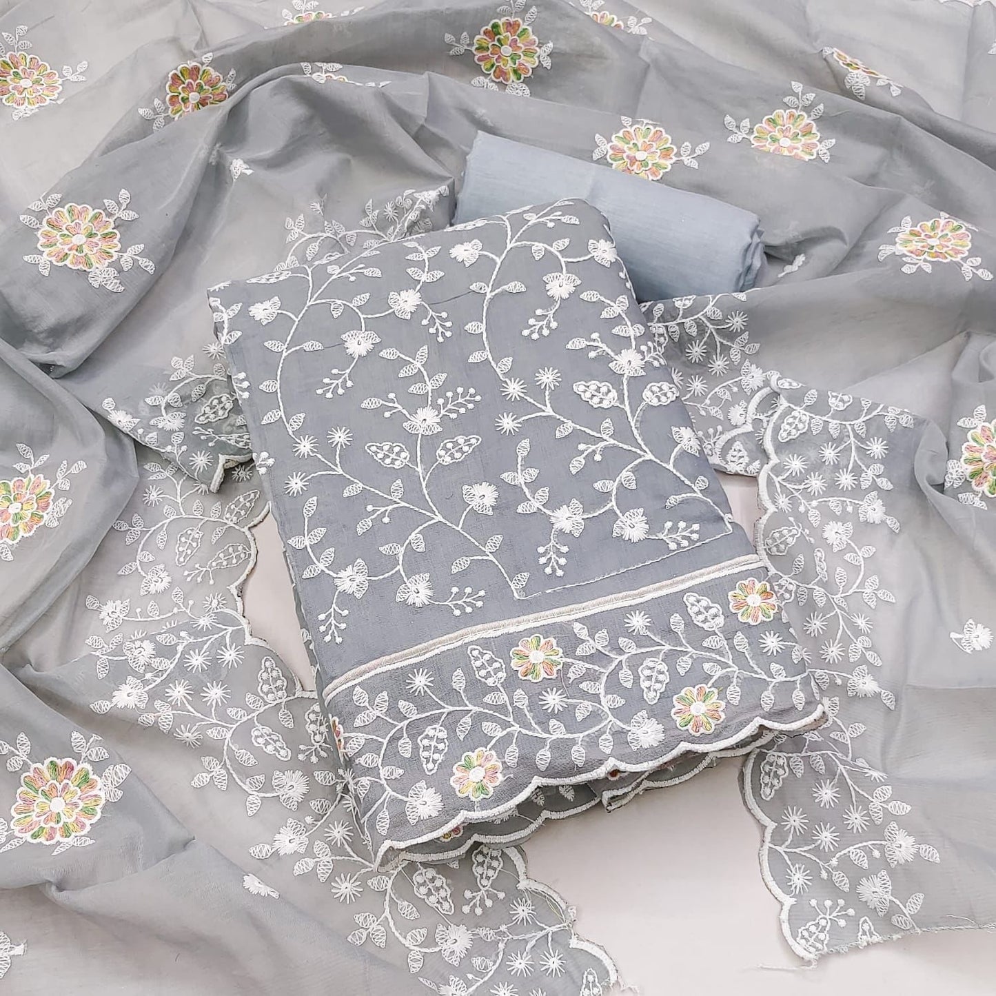 Modal Embroidery work Dress Material - Premium from Ethenika.com - Just INR 1390! Shop now at Ethenika.com