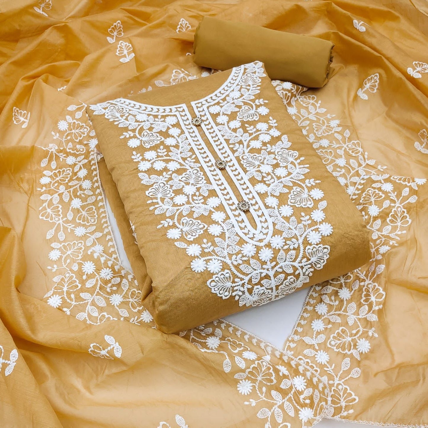 Modal Thread Embroidery work Salwar Material (Unstitched) - Premium from Ethenika.com - Just INR 1290! Shop now at Ethenika.com