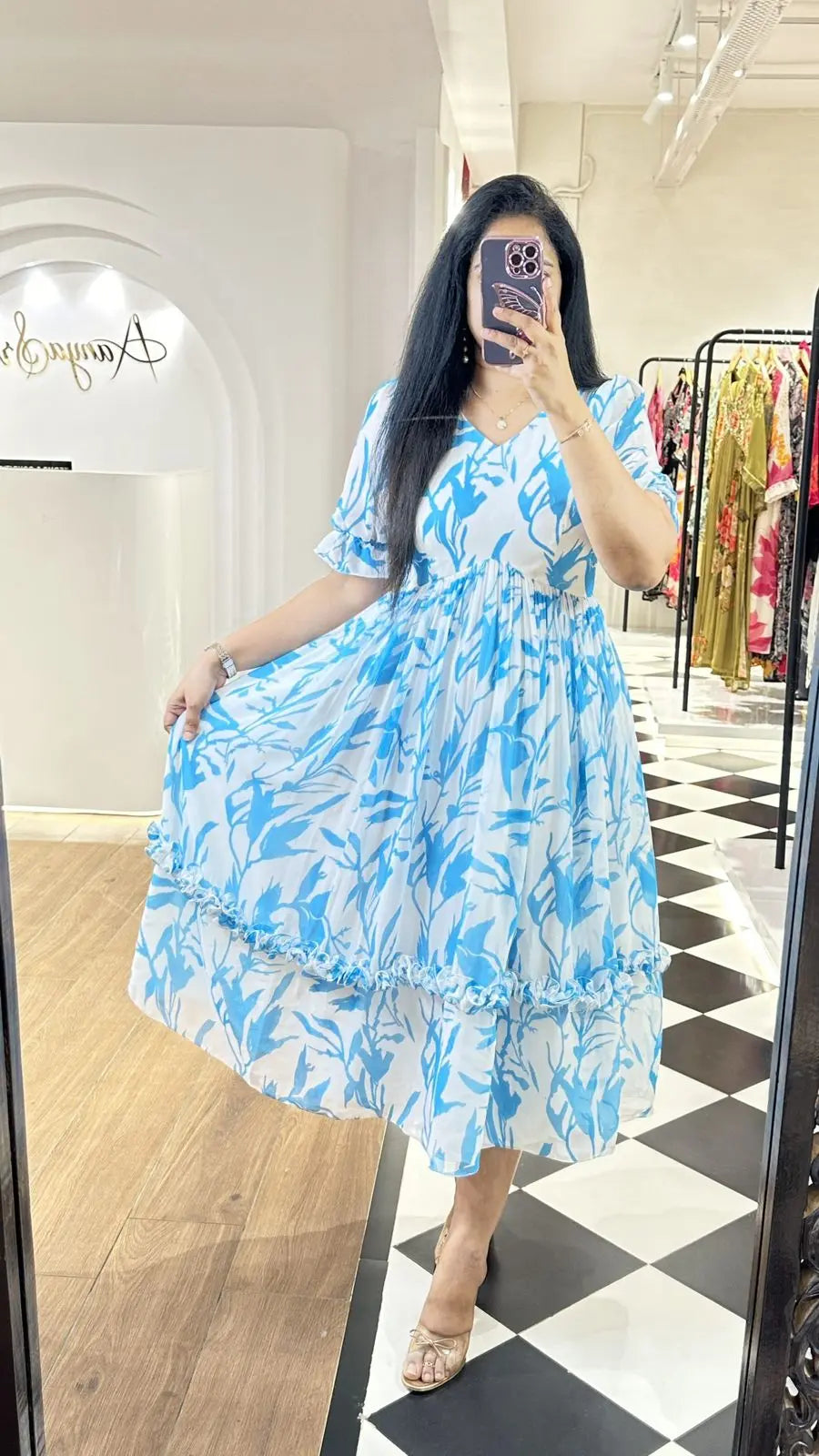 Georgette Summer Special Frock - Premium from Ethenika.com - Just INR 1790! Shop now at Ethenika.com