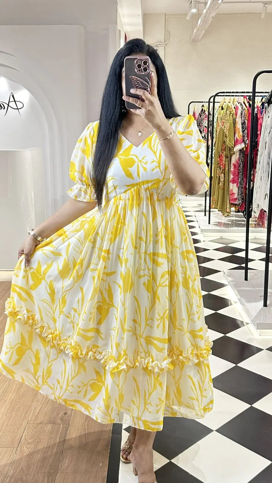 Georgette Summer Special Frock - Premium from Ethenika.com - Just INR 1790! Shop now at Ethenika.com