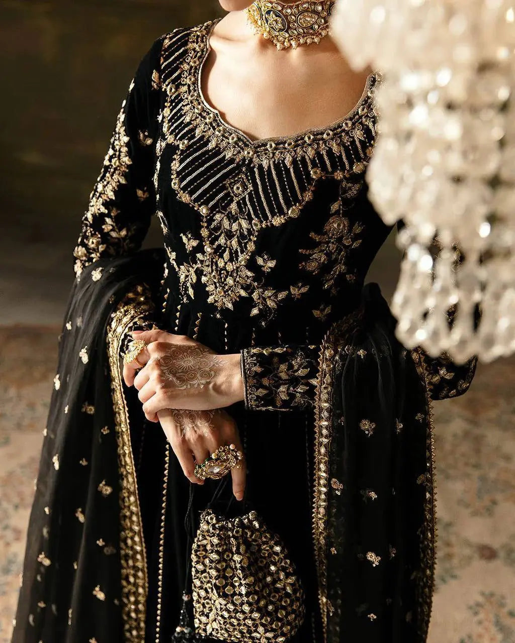Faux Georgette Sequence Embroidery work Gown - Premium from Ethenika.com - Just INR 2790! Shop now at Ethenika.com