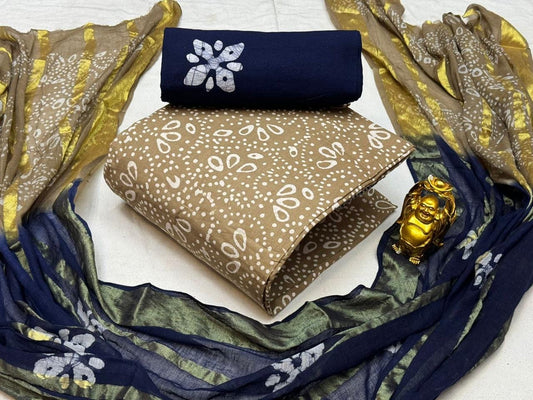 Ethenika Trending Cotton Batik Dress Material