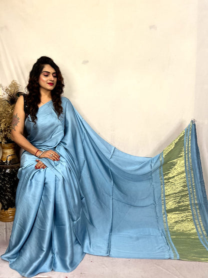 Modal Silk Lagdi Zari Pallu Saree - Premium  from Ethenika.com - Just INR 4990! Shop now at Ethenika.com 