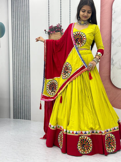 Pure Cotton Gamthi work Navratrti Special Chaniya Choli - Premium  from Ethenika.com - Just INR 2990! Shop now at Ethenika.com 