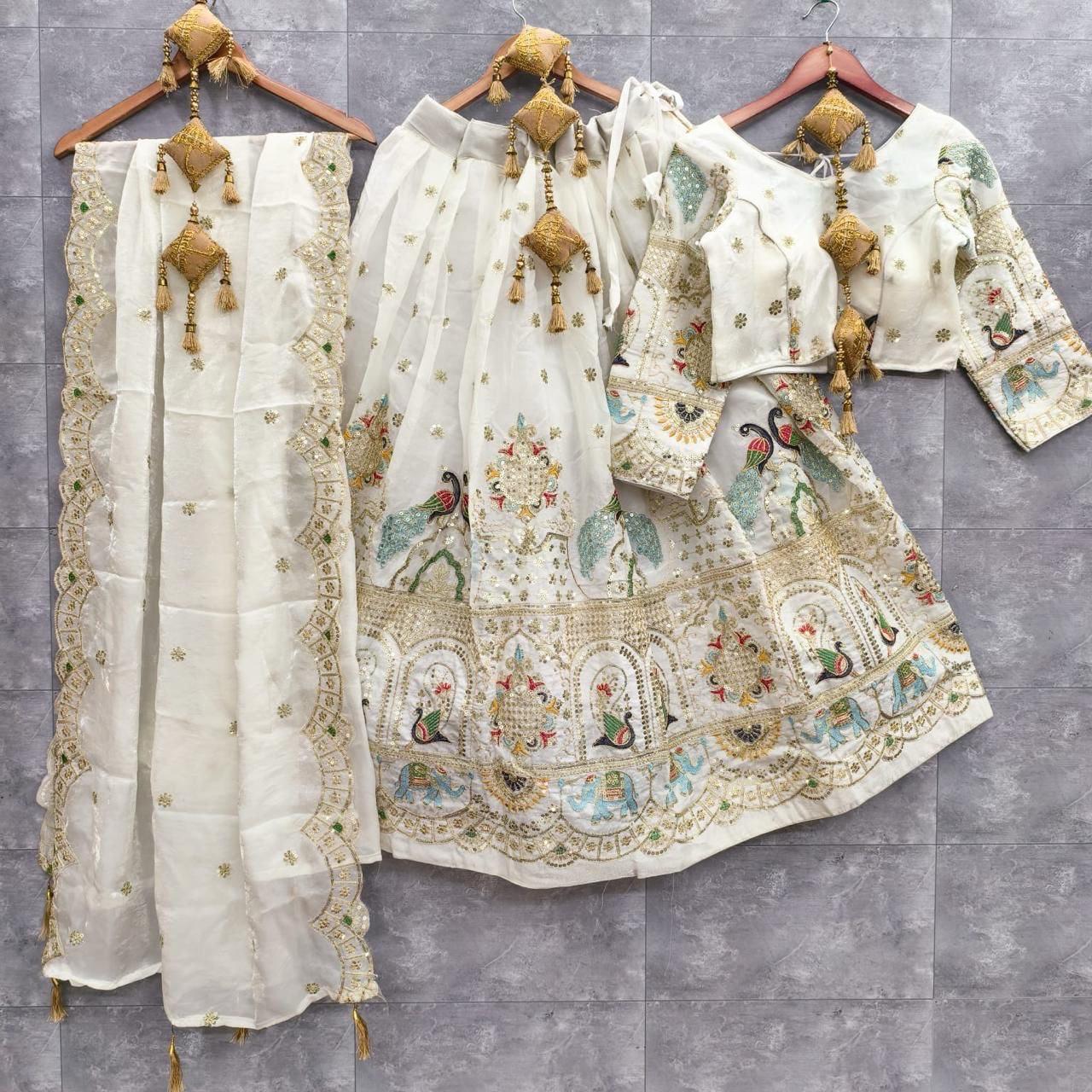 Ethenika Originals Sequence Embroidery Work Designer Chaniya Choli