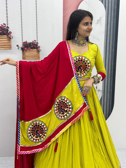 Pure Cotton Gamthi work Navratrti Special Chaniya Choli - Premium  from Ethenika.com - Just INR 2990! Shop now at Ethenika.com 