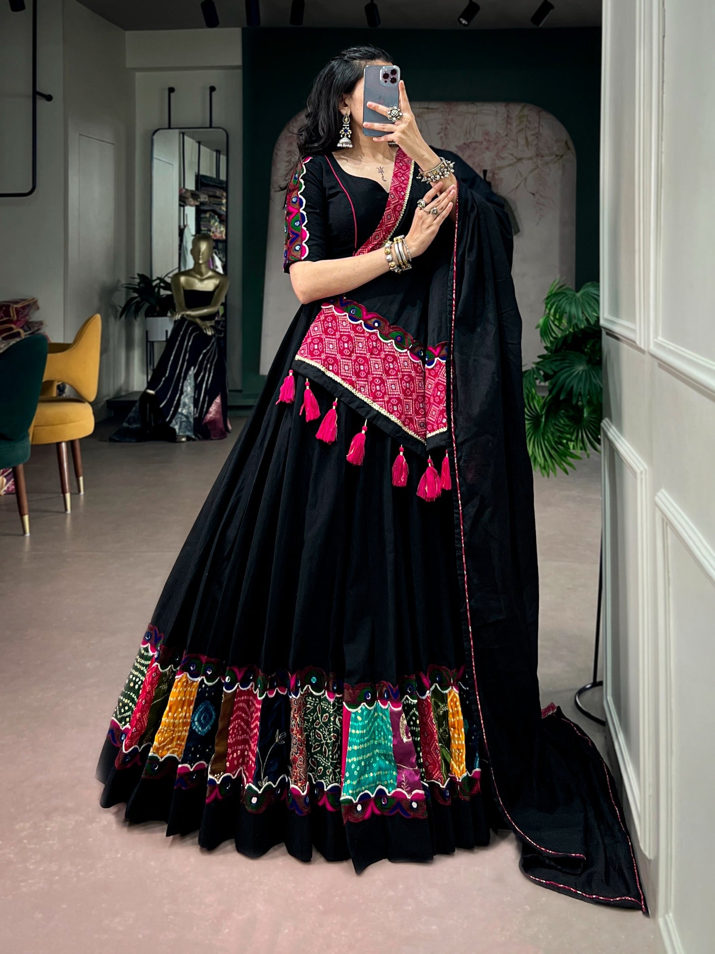 Ethenika Exclusive Designer Chaniya Choli for Navratri (Ready to Wear)