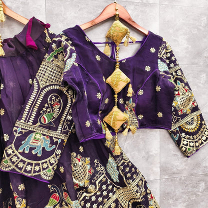 Ethenika Originals Sequence Embroidery Work Designer Chaniya Choli