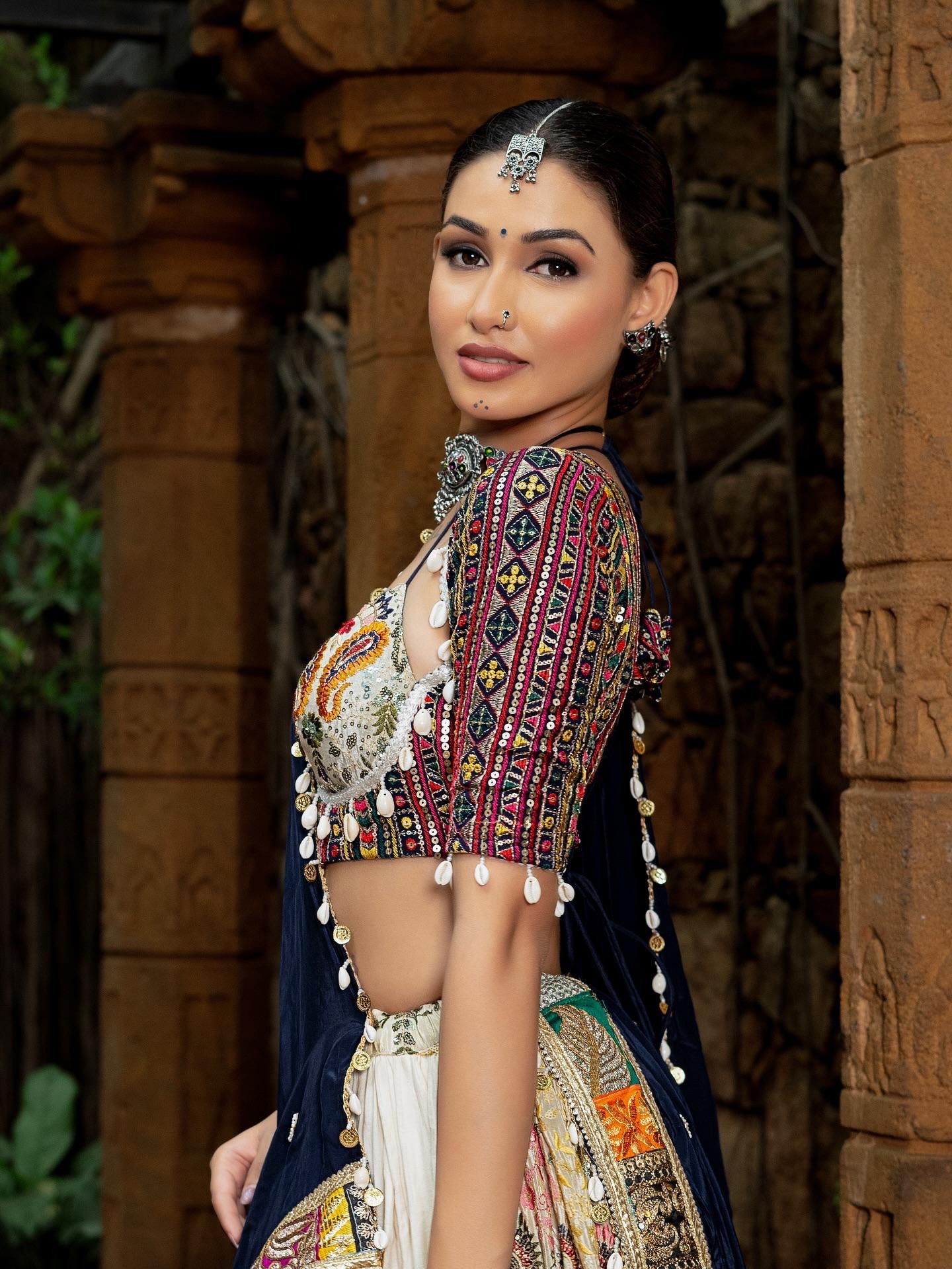 Designer Chaniya Choli | Mirror Work Muslin | Navratri 2026