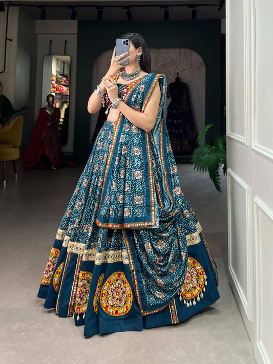 Rayon Printed Foil Gamthi Work Navratri Special Chaniya Choli - Premium  from Ethenika.com - Just INR 4990! Shop now at Ethenika.com 