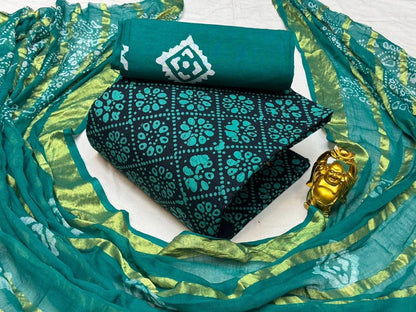 Ethenika Trending Cotton Batik Dress Material