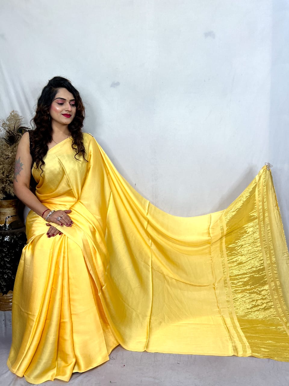 Modal Silk Lagdi Zari Pallu Saree - Premium  from Ethenika.com - Just INR 4990! Shop now at Ethenika.com 