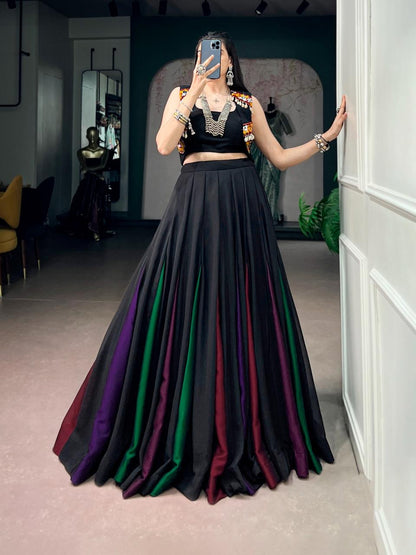 Black Georgette Lehenga Choli | Ready to Wear