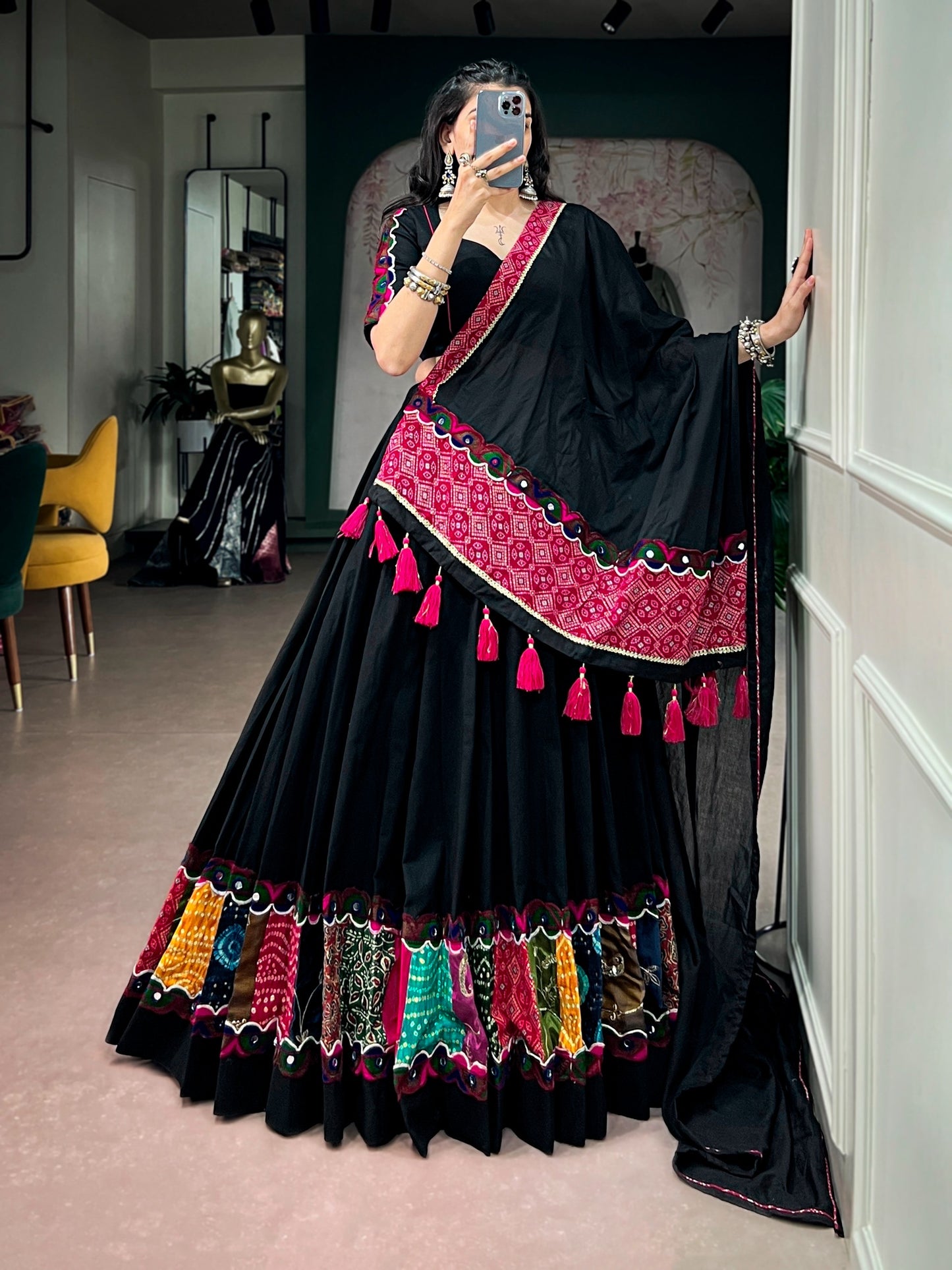 Ethenika Exclusive Designer Chaniya Choli for Navratri (Ready to Wear)