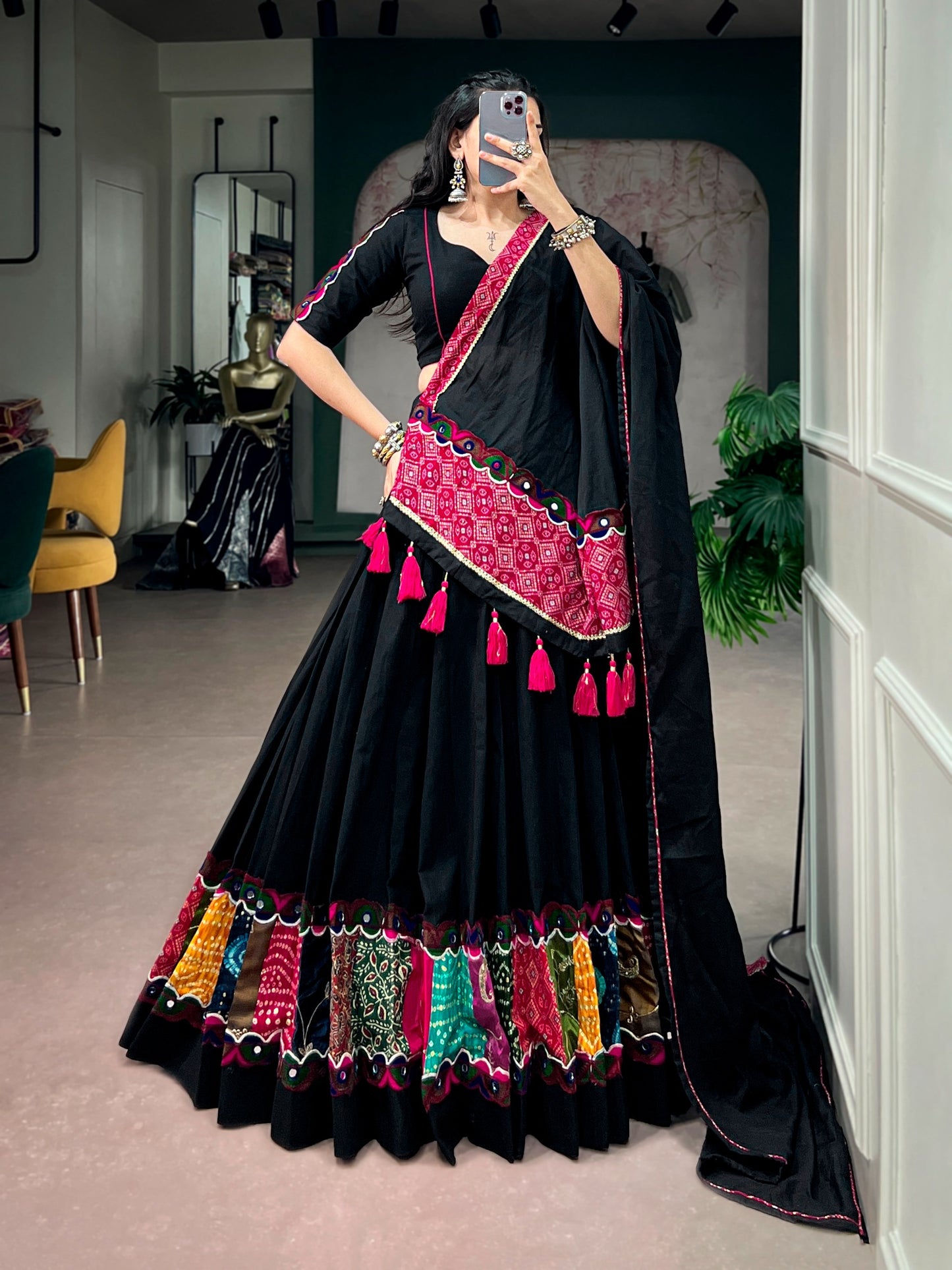 Ethenika Exclusive Designer Chaniya Choli for Navratri (Ready to Wear)