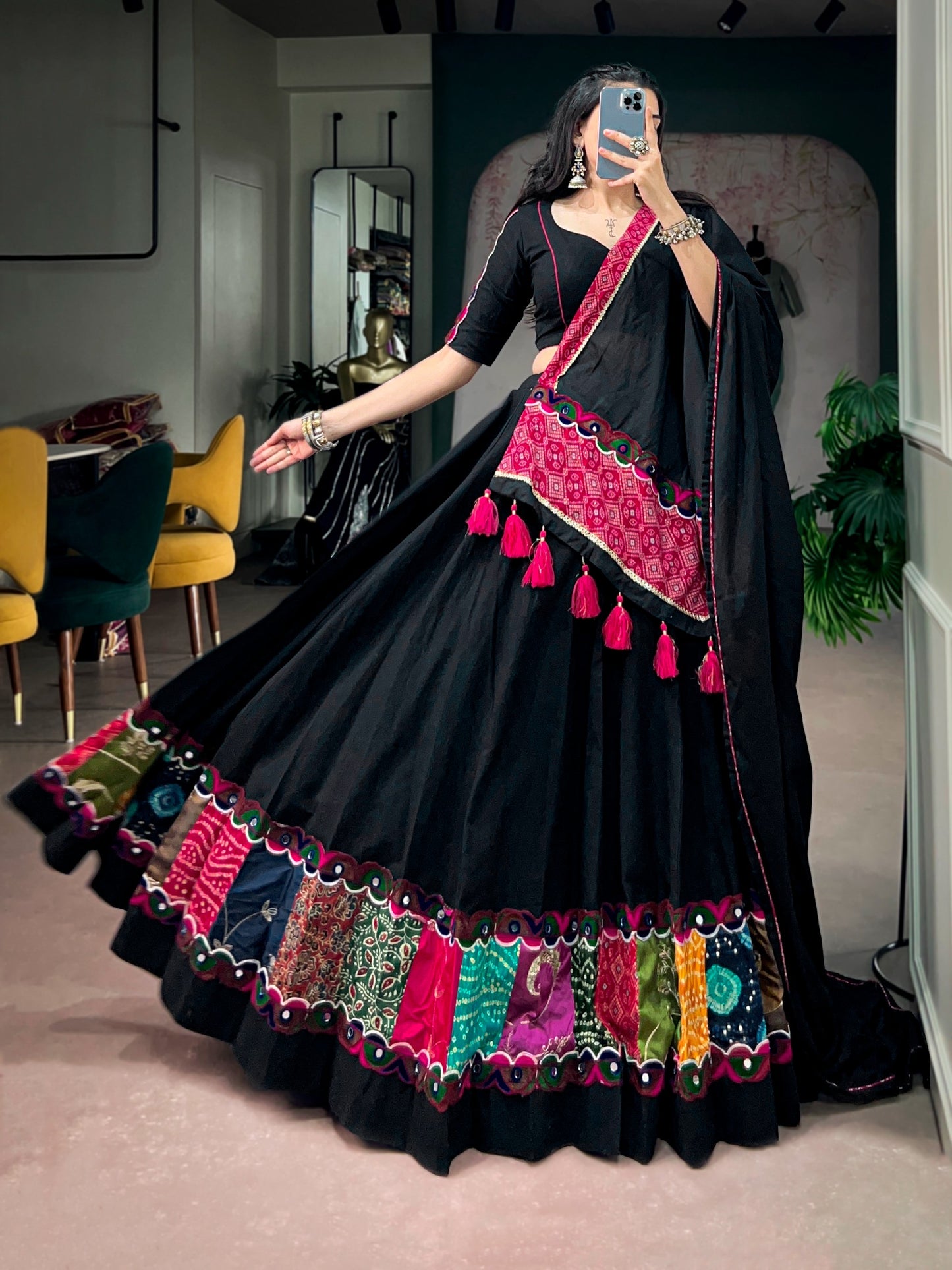 Ethenika Exclusive Designer Chaniya Choli for Navratri (Ready to Wear)