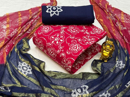 Ethenika Trending Cotton Batik Dress Material