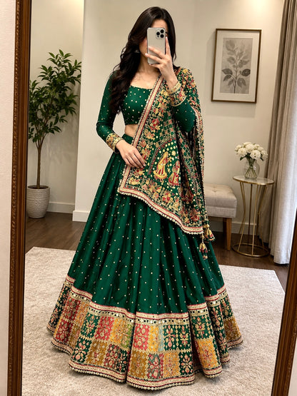 Ethenika Muslin Digital Print Chaniya Choli