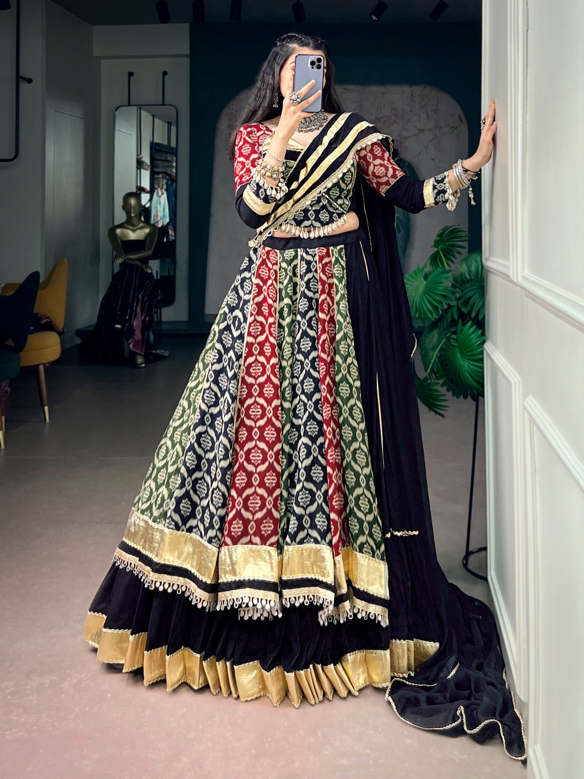 Pure Rayon Kodi Work Designer Chaniya Choli – Navratri Special, 7 Meter Flair