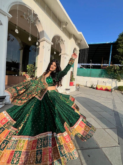 Muslin Digital Print Designer Chaniya Choli