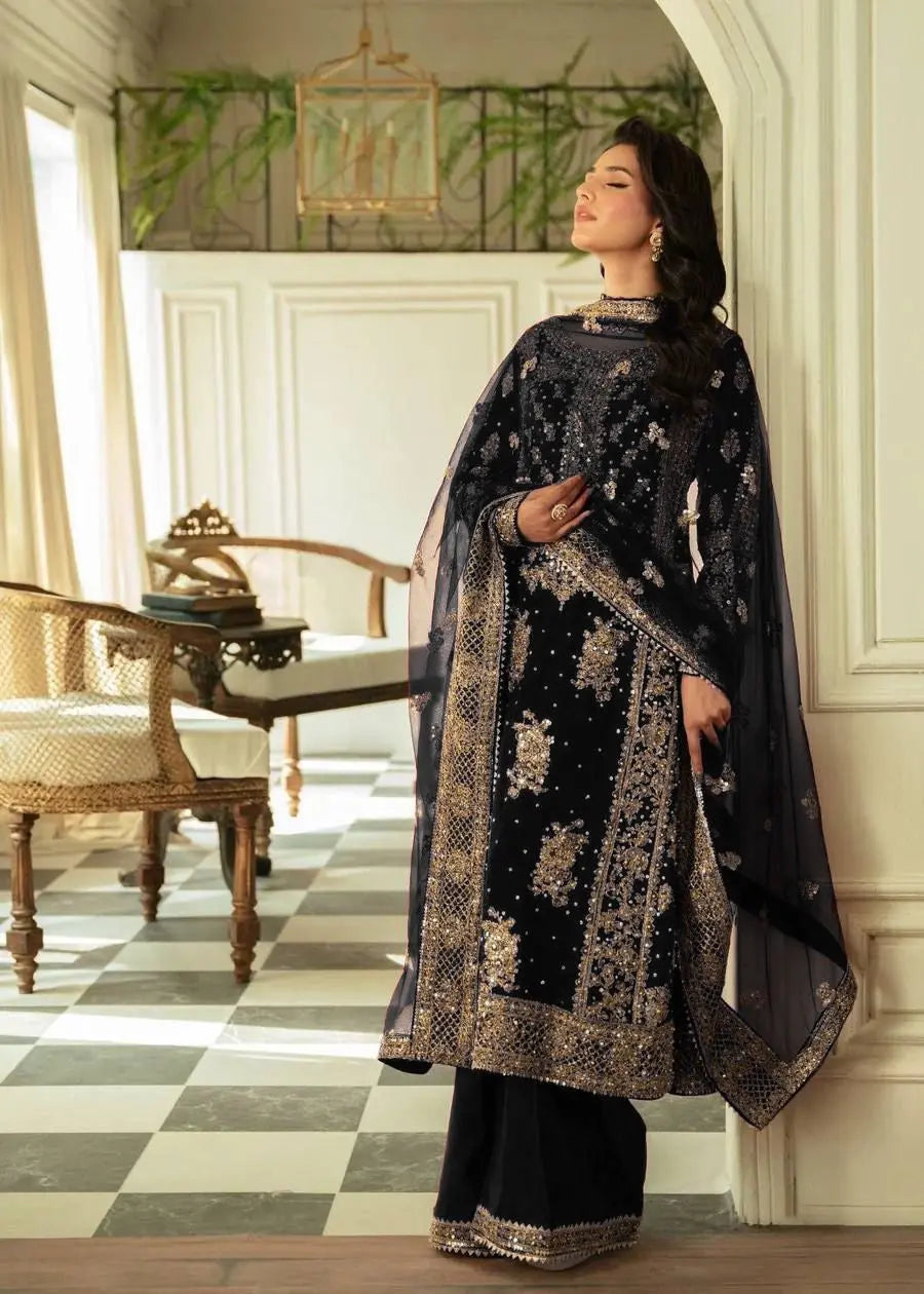 Faux Georgette Moti Work with Thread Embroidery Pakistani Suit (Ready To Wear) - Premium  from Ethenika.com  - Just INR 4990! Shop now at Ethenika.com 