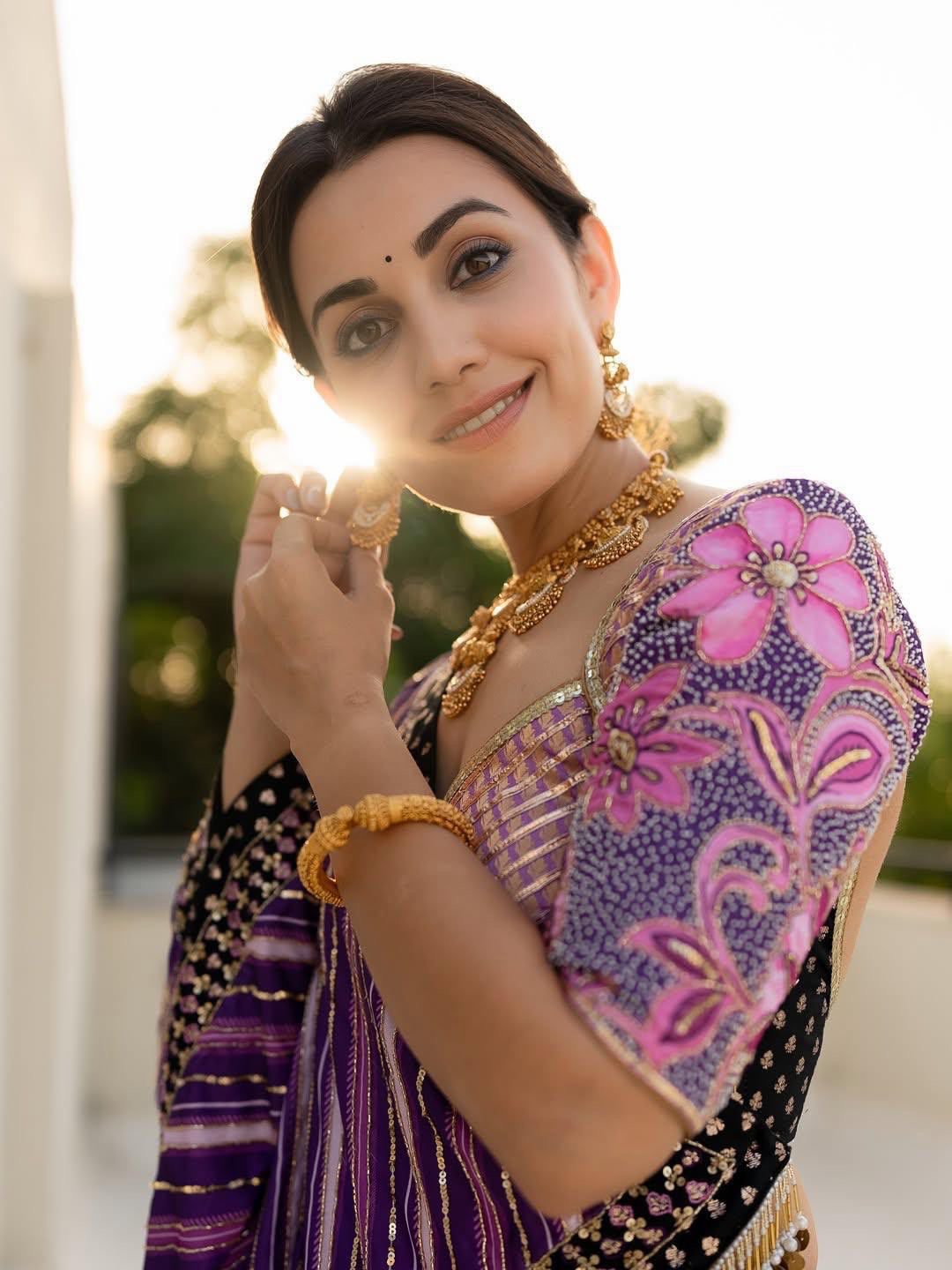 Muslin Silk Mirror Work Designer Chaniya Choli for Navratri