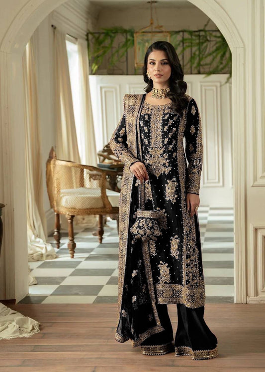 Faux Georgette Moti Work with Thread Embroidery Pakistani Suit (Ready To Wear) - Premium  from Ethenika.com  - Just INR 4990! Shop now at Ethenika.com 