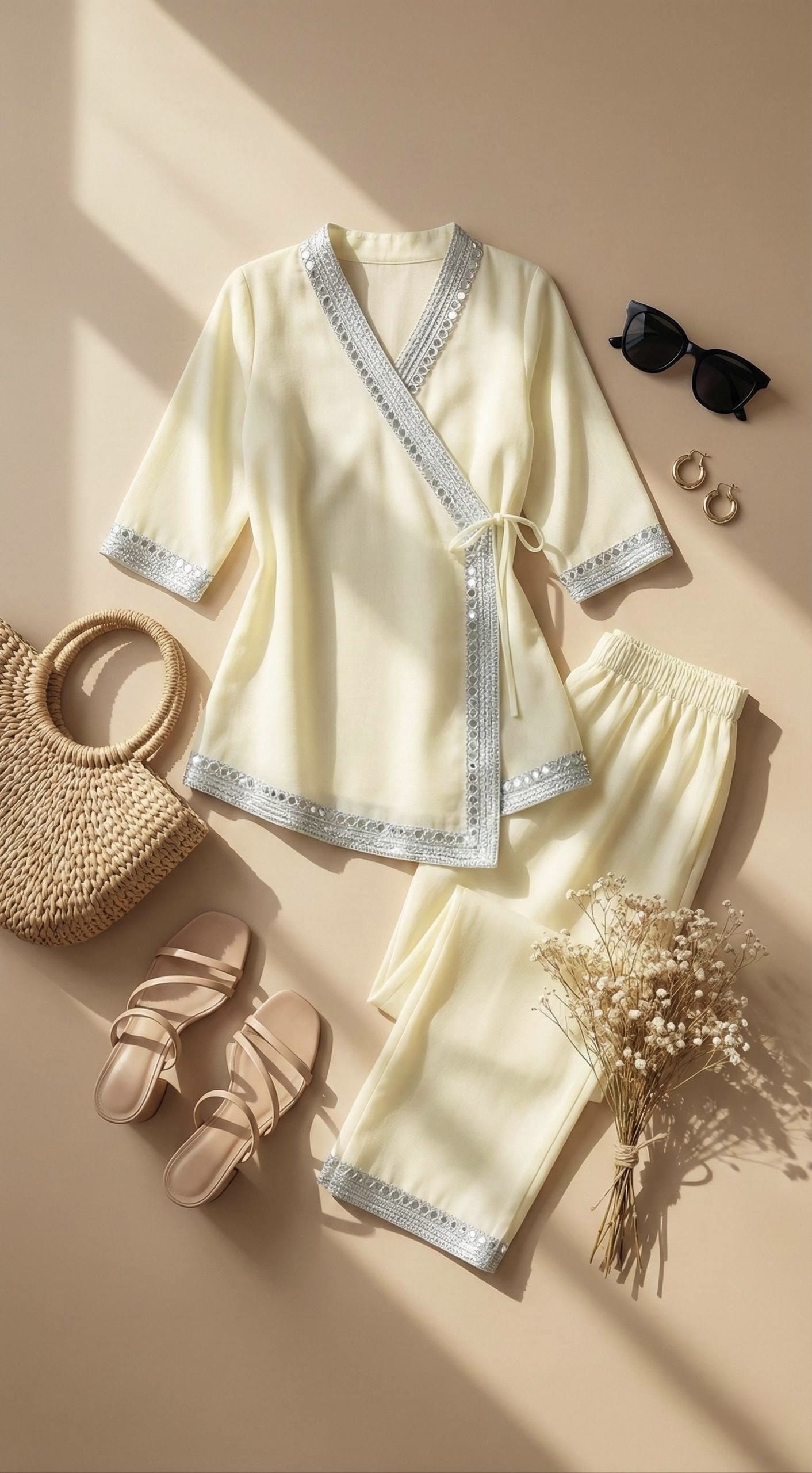 Ethenika Ivory Cord Set