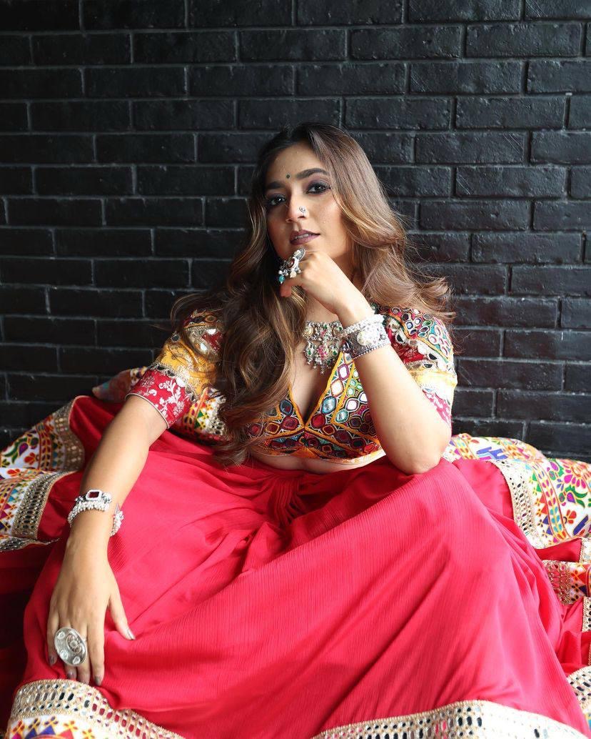 Muslin Cotton Chaniya Choli Set | Digital Print | Mirror Work | Lehenga Dupatta