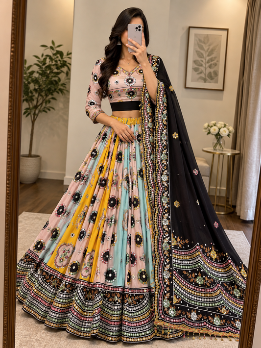 Ethenika Mirror Work Chaniya Choli