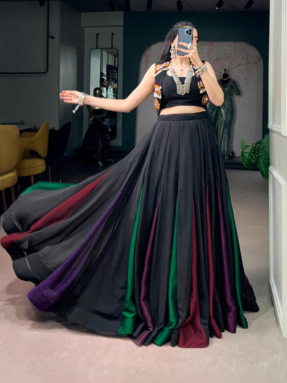 Black Georgette Lehenga Choli | Ready to Wear