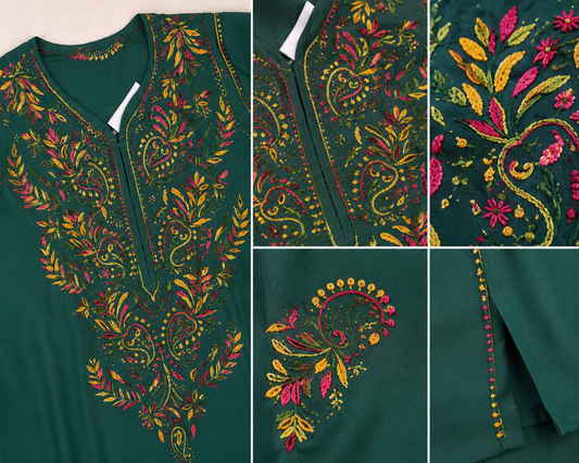 Pure Soft Cotton 100% Handmade Chikankari