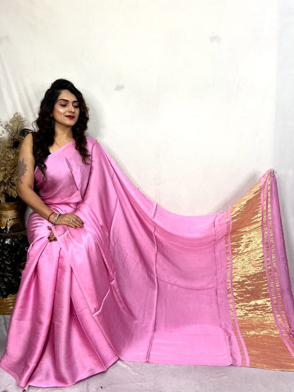 Modal Silk Lagdi Zari Pallu Saree - Premium  from Ethenika.com - Just INR 4990! Shop now at Ethenika.com 