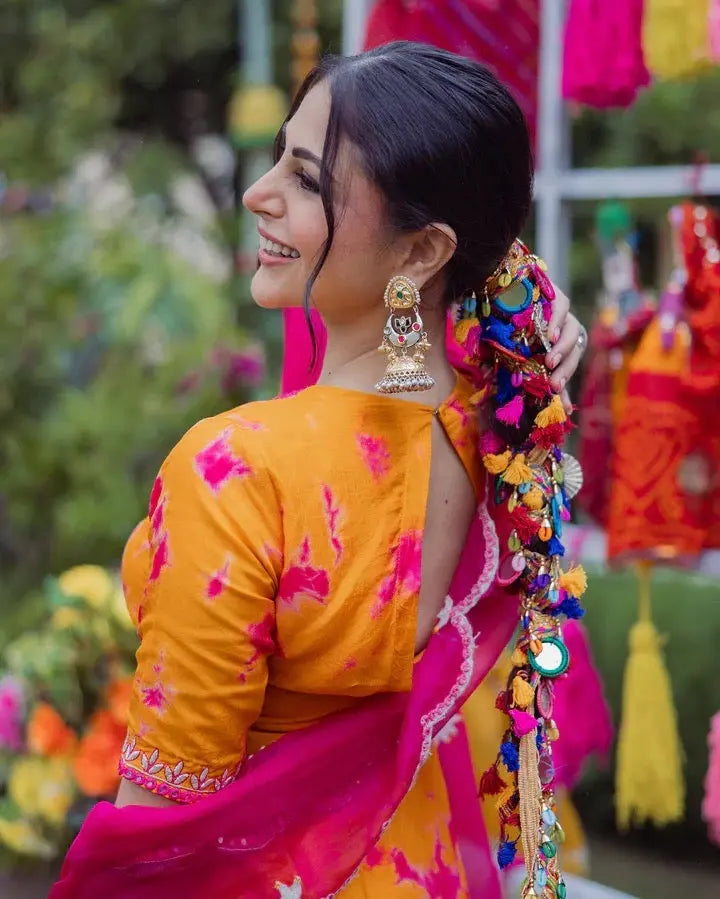 French Crepe Fabric Digital Print Work Flair Top 3Pc Kurti Pant Dupatta Set (Ready to Wear) Ethenika.com